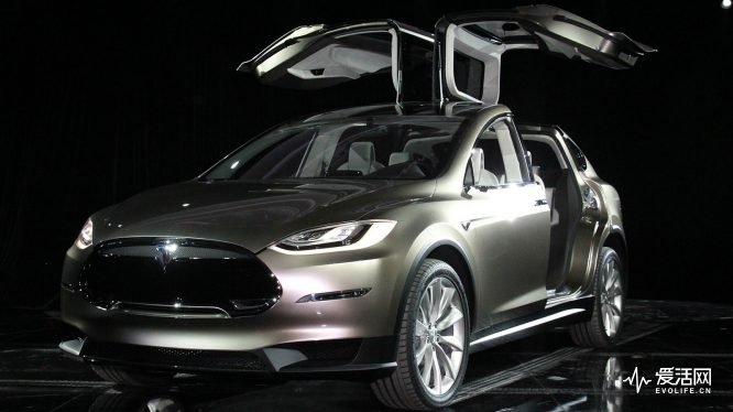 Images with 2014 Tesla Model X doors