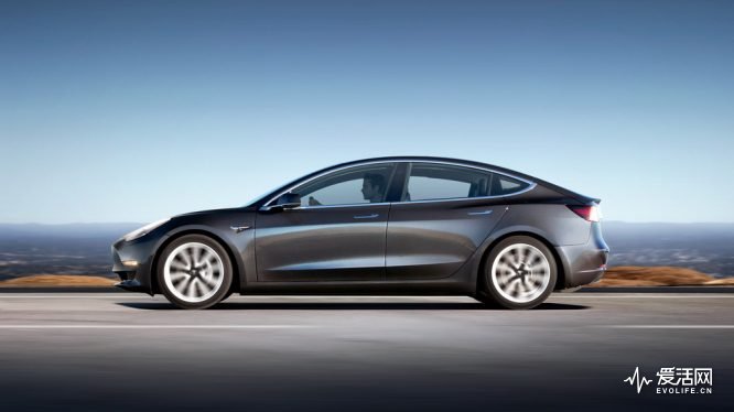 Model 3 Profile Midnight Silver